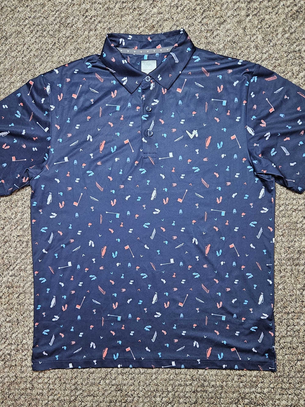 Callaway Opti-Dri Men's Golf Polo, Size Large